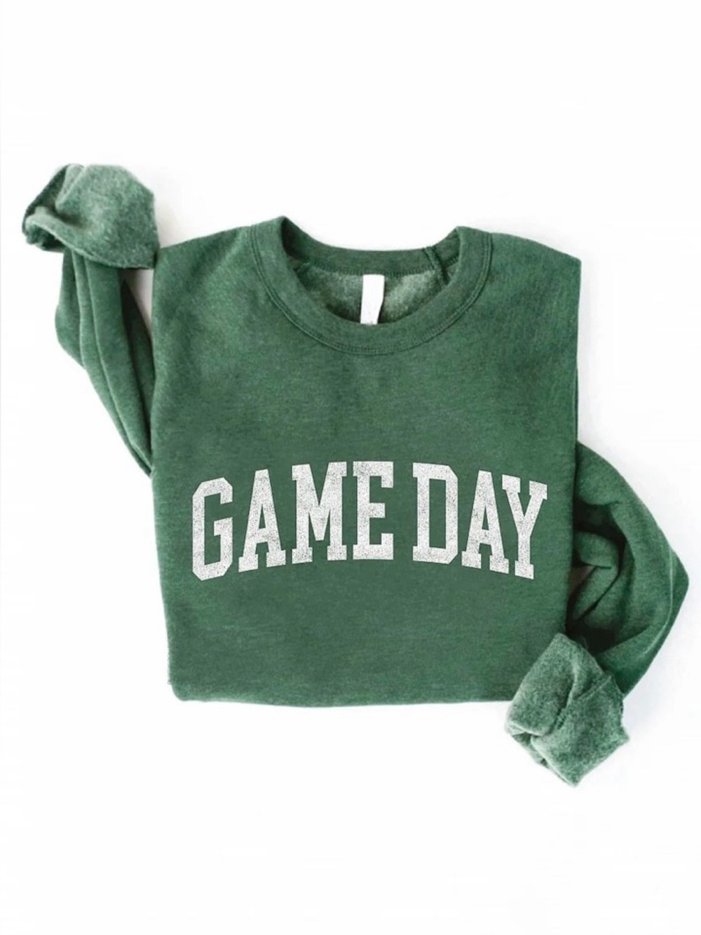 Oat Collective GAME DAY Green Crewneck Sweatshirt Size XL - C11-207
